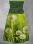 Floral Vintage Knitting Dress