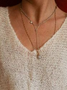 Women Casual Plain Autumn V neck Micro-Elasticity Long sleeve H-Line Regular Regular Size Sweater