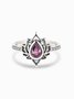 Vintage Ethnic Openwork Floral Diamond Ring