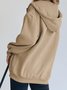 Women Casual Plain Autumn Heavyweight Regular Parker T-Line Medium Elasticity Regular Size Jacket