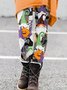 Women's Halloween Pumpkin Gnome Print Leggings
