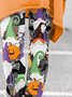 Women's Halloween Pumpkin Gnome Print Leggings