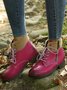 Casual Simple Plain Martin Combat Boots