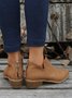 Simple Plain Chelsea Zip Ankle Boots