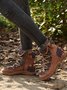 Ethnic Pattern Patchwork Outdoor Boots