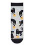 Casual Simple Black Cat Pattern Socks