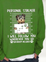 Loose Casual Text Letter Sweatshirt