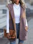 Women Contemporary Chic & Modern Casual Daily Street Style Pocket Outdoor Street Daily Vacation Coat Hoodie Cardigan