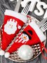 Christmas Snowman Santa Claus Cutlery Protector Placemat Decoration Holiday Party Decoration
