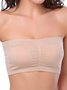 Women Strapless Double Layer Extended Breast Wrap High Elastic Invisible Underwear Plus Size