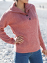 Casual Shawl Collar Sweater