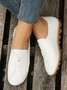 Vintage Casual Anti-Suede Panel Flats