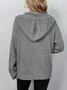 Casual Cross Neck Sweater Coat