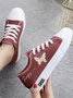 Butterfly Embroidered Breathable Sneakers