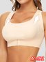 Push-Up Adjustable Front Buckle Unwired Bra Plus Size