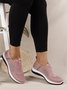 Breathable Mesh Fabric Slip On Sports Sneakers