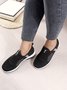 Breathable Mesh Fabric Slip On Sports Sneakers
