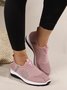 Breathable Mesh Fabric Slip On Sports Sneakers
