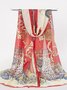 Vacation Ethnic Pattern Silk Scarf Spring Summer Beach Accessories