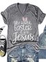 Loose Casual Women's Silly Rabbit Easter if for Jesus T-Shirt