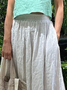 Linen Loose Cotton And Linen Skirt