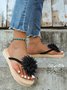 Vacation Appliques Decor Beach Flip-Flops