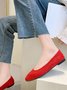 Multi-color Selection Velvet Simple Flat Shoes