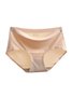 Women Comfortable Simple High Elasticity Ventilation Hole Seamless Panty