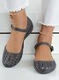 Casual Hollow Out Waterproof Beach Mary Jane Shoes