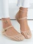 Casual Hollow Out Waterproof Beach Mary Jane Shoes