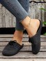 Women Lace Up Hollow Out Waterproof Beach Mules