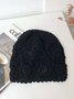 Flower Hollow Out Boho Handmade Knitted Beanie Hat