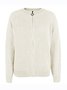 Crew Neck Zipper Loose Casual Cardigan
