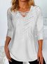 Knitted Floral Loose Casual Shirt