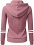 Striped Loose Hoodie Casual Jacket