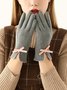 Elegant Bowknot Warmth Gloves