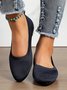Women Minimalist Comfy Mesh Fabric Flat Shallow Shoes