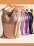 Wearless Bra With Padded And Plush Insulation