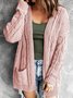 Wool/Knitting Casual Loose Cardigan