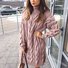 Loose Casual Sweater Dress With No
