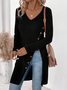 Casual Loose V Neck Shirt