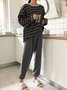 Womens Winter Coral Velvet Casual Plain Pants