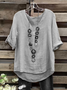 V Neck Plain Simple Blouse