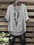 V Neck Plain Simple Blouse