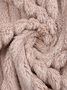 Casual Loose Shawl Collar Fluff/Granular Fleece Fabric Teddy Jacket