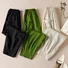 Women's Slacks Baggy Cropped Pants Linen Plain Pocket Baggy Micro-elastic Waist Streetwear Casual Vacation Casual Daily Summer Spring