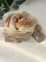 Romantic Multi-color Floral Breathable Imitation Silk Scarf