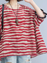 Striped Casual Loose Shirt