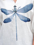 Dragonfly Linen Blouse