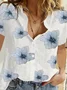 Casual Floral Loose Blouse
